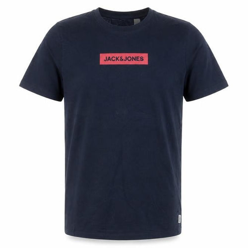 Jack & Jones Men’s Blue Logo Core T-Shirt Size S Casual Cotton