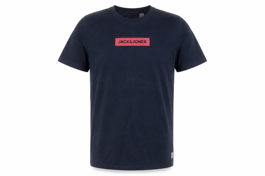 Jack & Jones Men’s Blue Logo Core T-Shirt Size S Casual Cotton