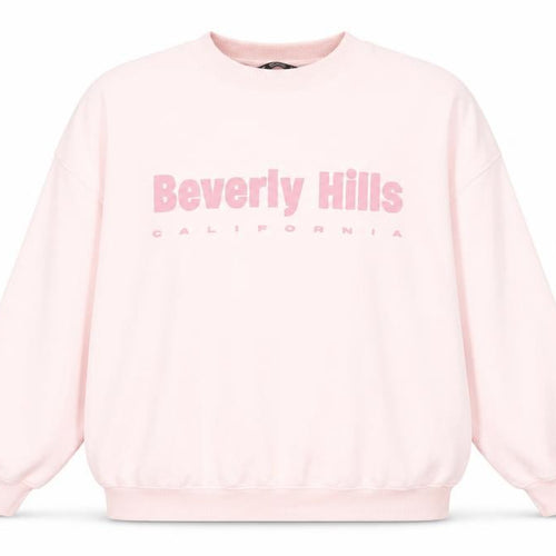 Dunnes Stores Womens Pink Beverly Hills Sweatshirt L Casual