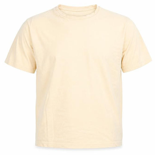 Dunnes Stores Men’s Beige Cotton Crew Neck T-Shirt Size M
