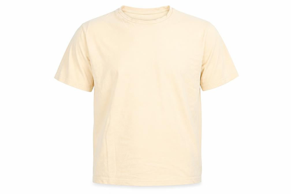 Dunnes Stores Men’s Beige Cotton Crew Neck T-Shirt Size M