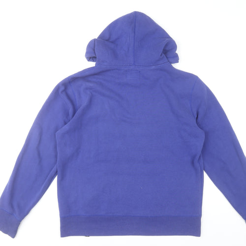 '47 Men’s Blue Pullover Hoodie Small New York Hockey Graphic Fleece