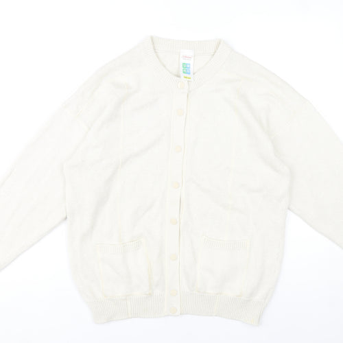 Marks and Spencer Women’s Beige Cardigan Size 12-14 Cotton Blend