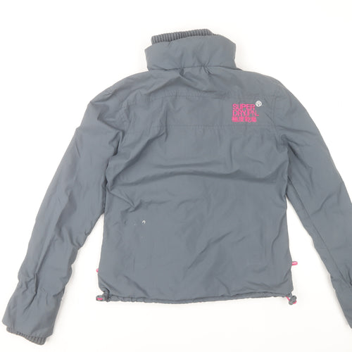 Superdry Women’s Grey Small Windbreaker Jacket Regular Fit