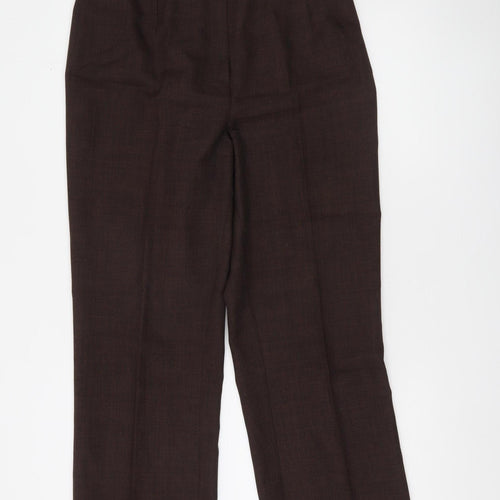 St. Bernard Women’s Brown Size 14 Straight Leg Work Trousers