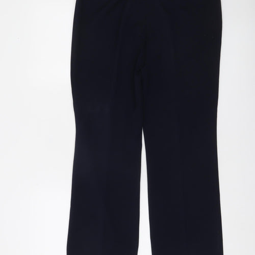 Marks and Spencer Womens Blue Size 12 Straight Leg Dress Pants