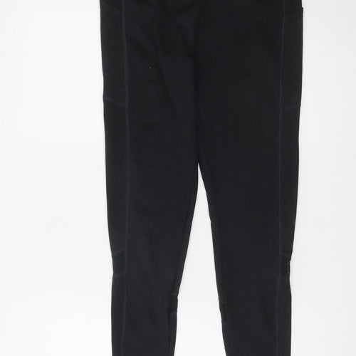 & Other Stories Women Black Leggings M Slim Fit Sportswear