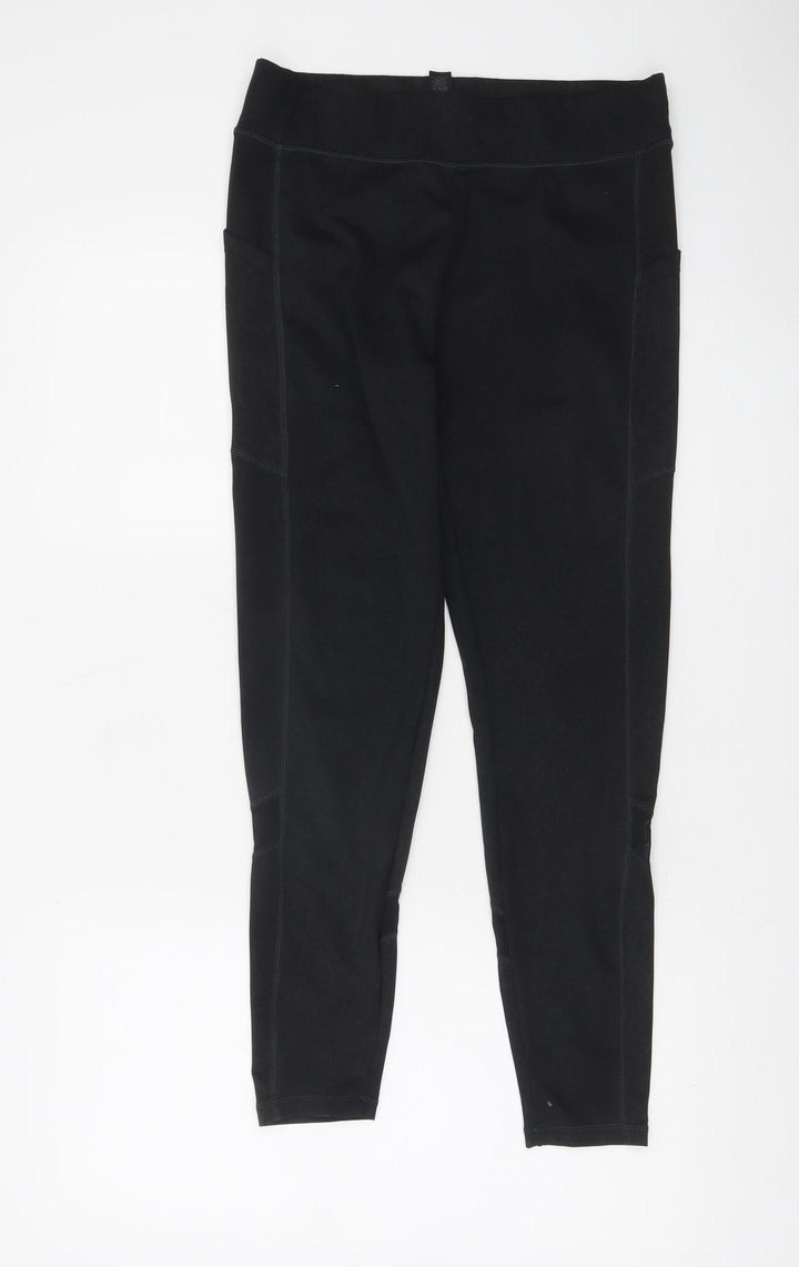 & Other Stories Women Black Leggings M Slim Fit Sportswear