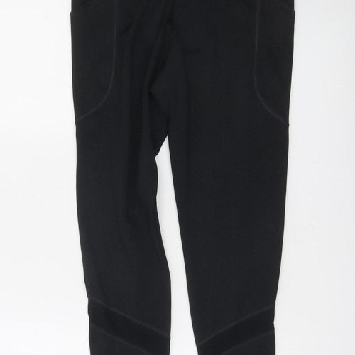& Other Stories Women Black Leggings M Slim Fit Sportswear