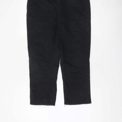 Dunnes Women’s Black Size 12 Slim Jegging Trousers Cotton Blend