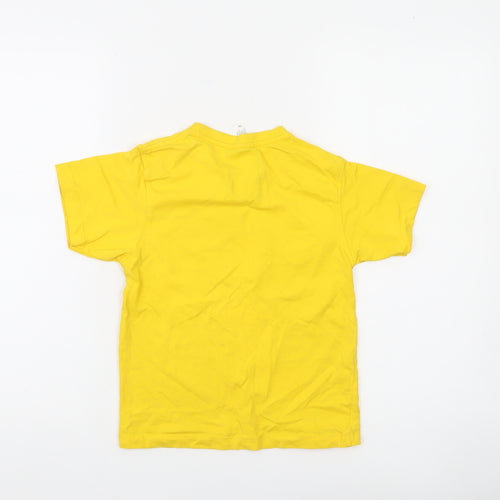 Football Australia Boys Yellow Sam Kerr Graphic T-Shirt 6 Years