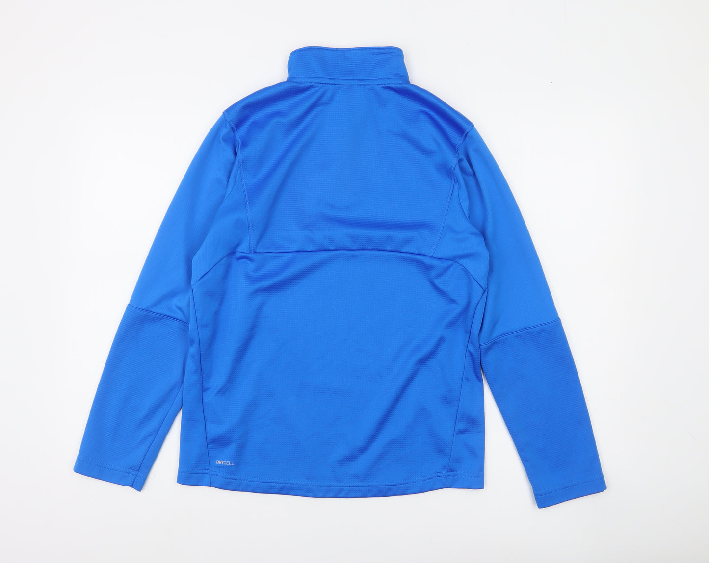 Puma Boys Blue 13-14Y Long Sleeve 1/4 Zip Sports Top