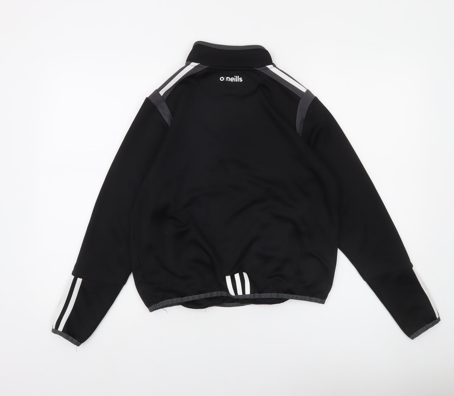 O Neills Boys Black 1/4 Zip Sports Sweatshirt Age 13 Regular Fit