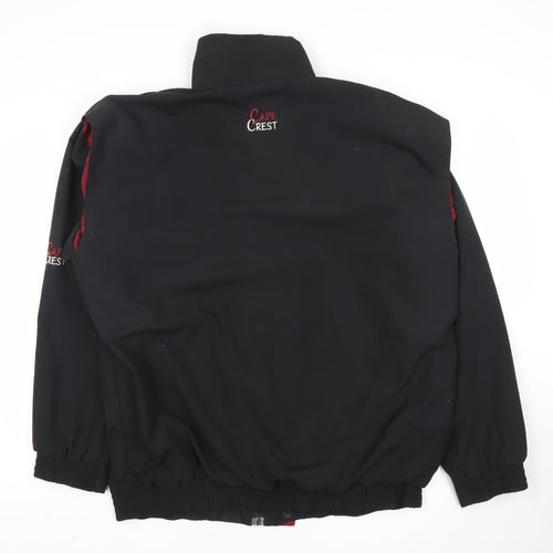 Cape Crest Mens Black Polyester Jacket L Regular Fit Casual