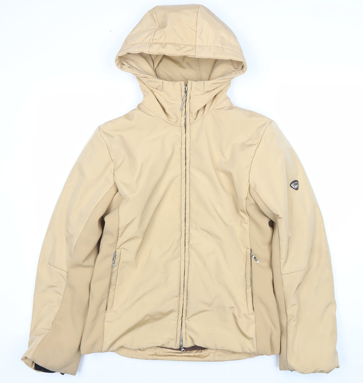 Post Card Womens Beige Size 12 Hooded Puffer Jacket Winter Coat