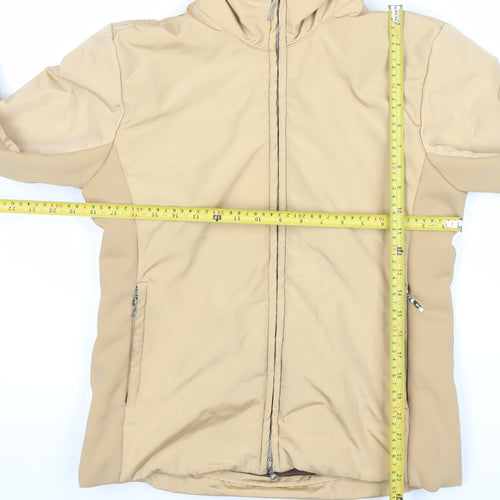 Post Card Womens Beige Size 12 Hooded Puffer Jacket Winter Coat