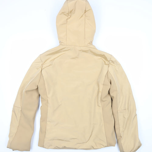 Post Card Womens Beige Size 12 Hooded Puffer Jacket Winter Coat