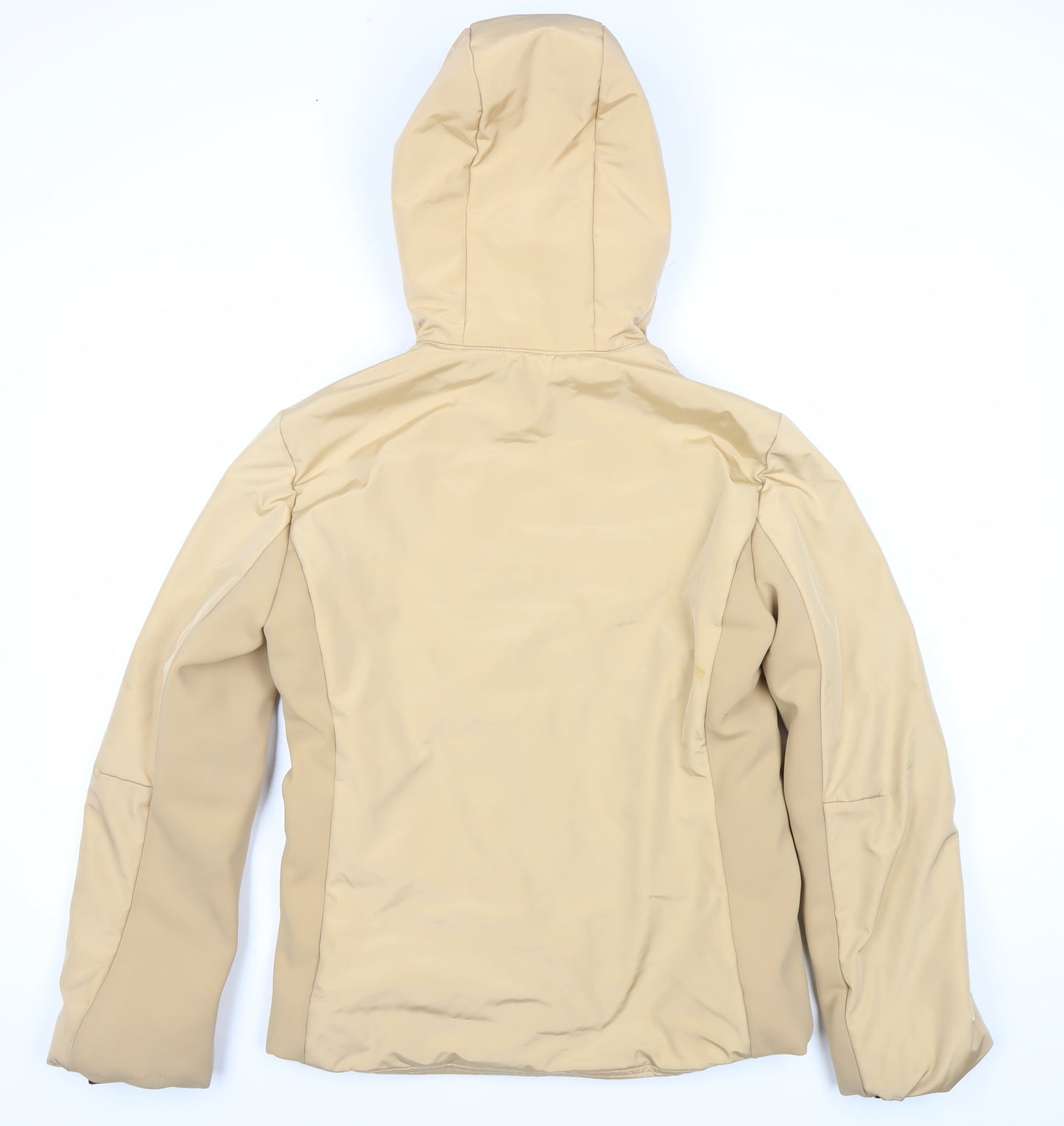 Post Card Womens Beige Size 12 Hooded Puffer Jacket Winter Coat