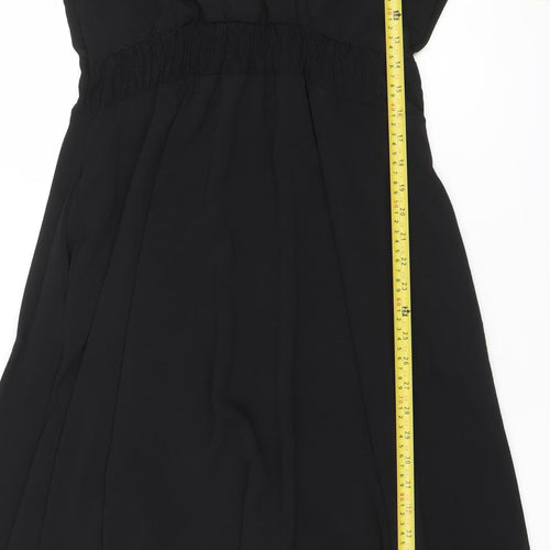 The Casual Company Women’s Black Midi A-Line Dress Size S