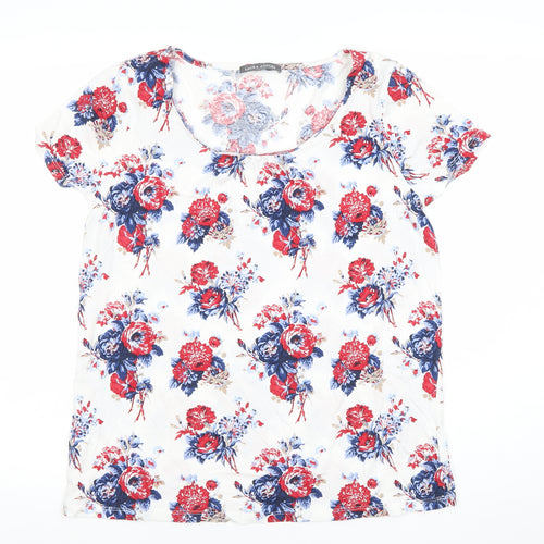 Laura Ashley Women’s Multicoloured Floral T-Shirt Size 14