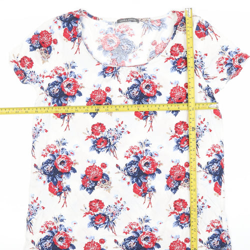 Laura Ashley Women’s Multicoloured Floral T-Shirt Size 14