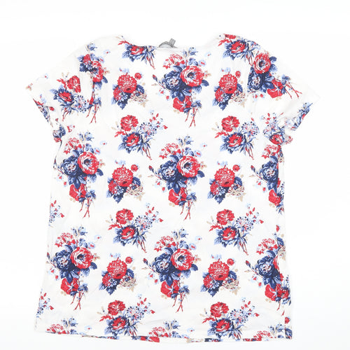 Laura Ashley Women’s Multicoloured Floral T-Shirt Size 14