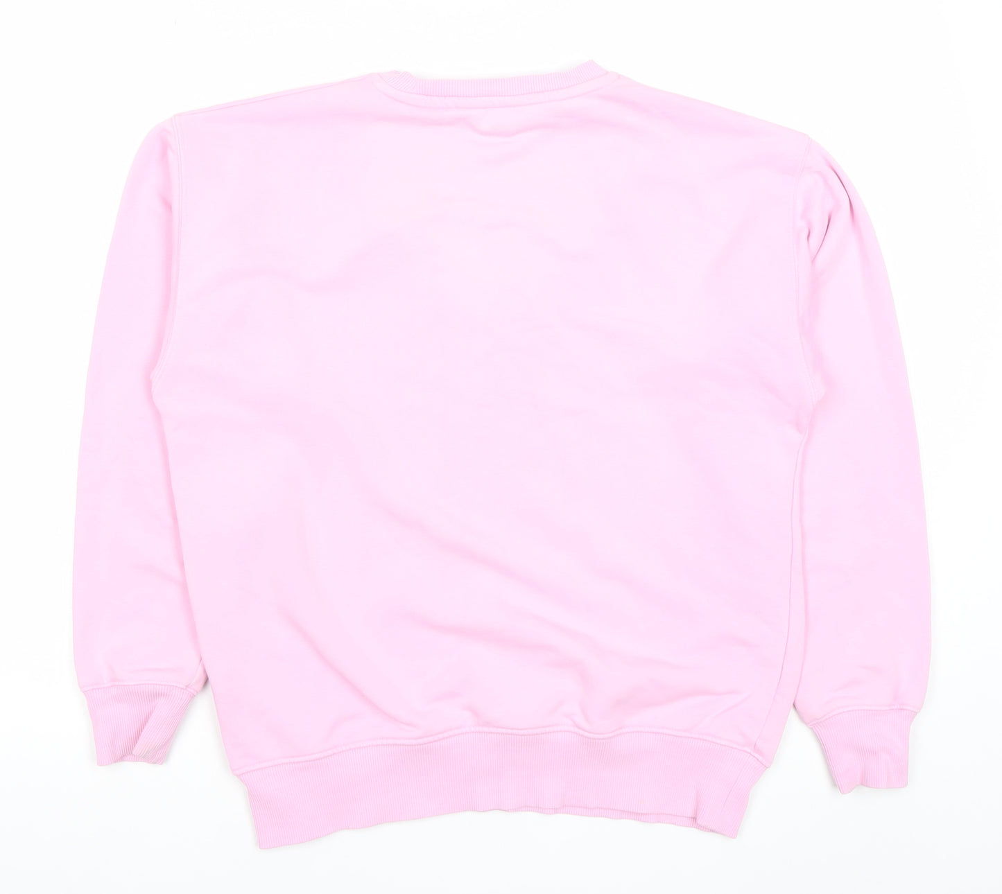 Miss Selfridge Women Pink Sweatshirt UK 8 Cotton Blend Casual