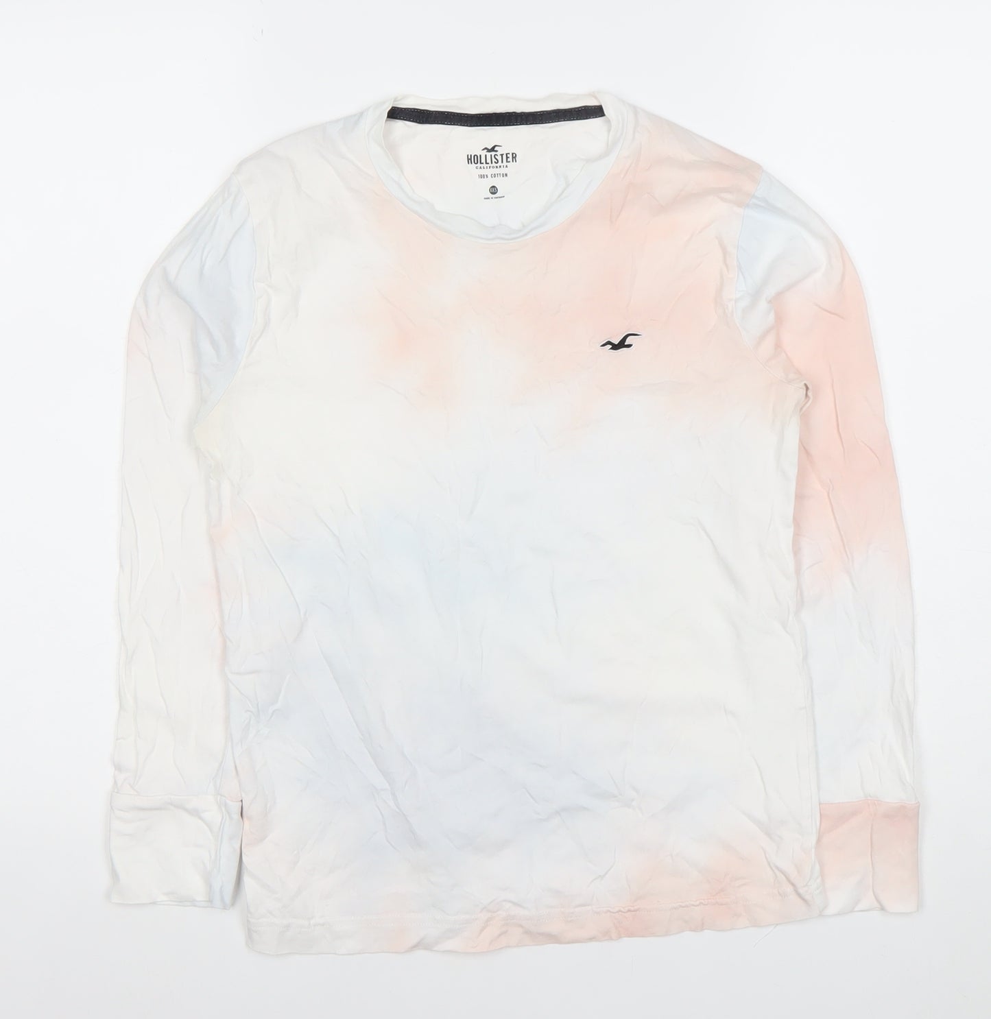Hollister Womens Multicoloured XXS Long Sleeve Cotton T-Shirt