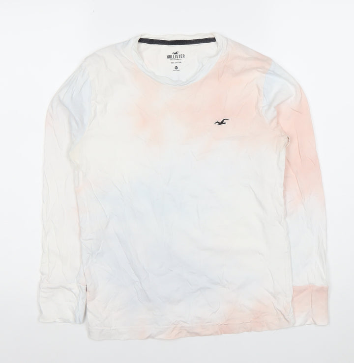 Hollister Womens Multicoloured XXS Long Sleeve Cotton T-Shirt