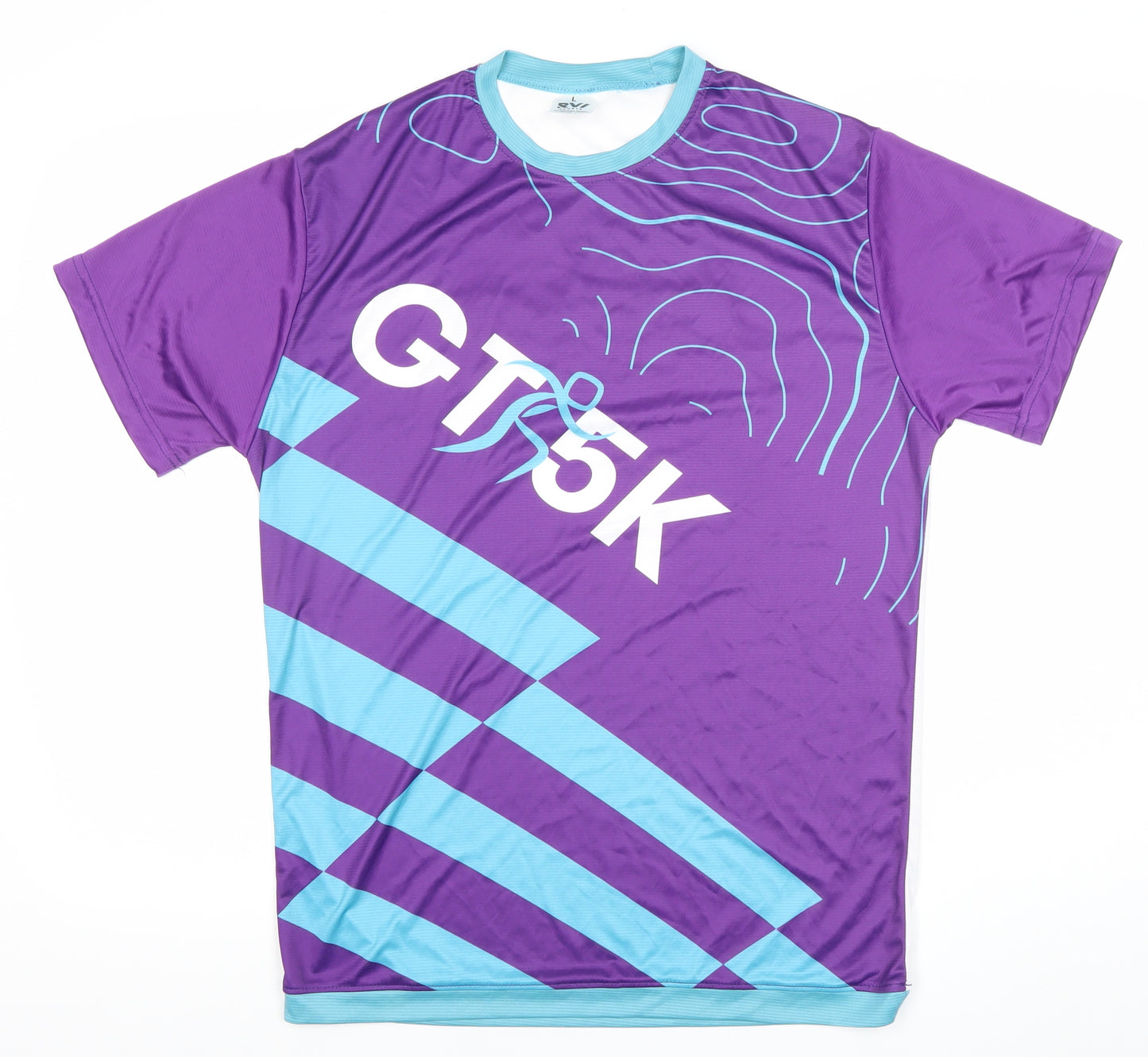 RVI Sports Mens Multicoloured L Running Jersey T-Shirt