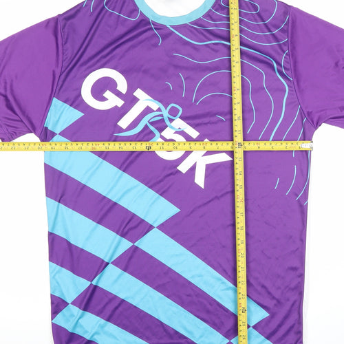 RVI Sports Mens Multicoloured L Running Jersey T-Shirt