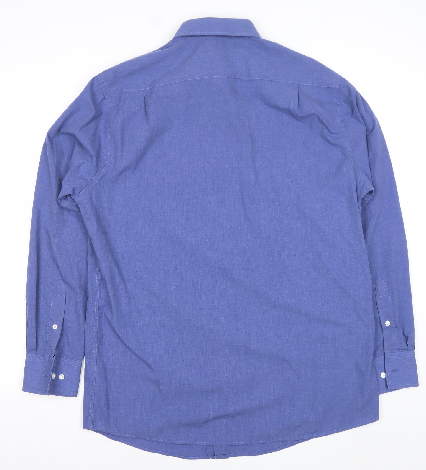 Debenhams Men’s Blue Classic Fit Long Sleeve Dress Shirt 16 40.5cm