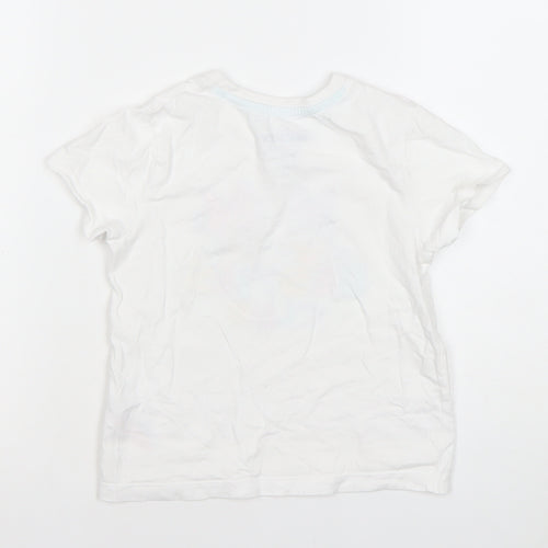 Disney Girls White Minnie & Daisy T-Shirt 5-6 Years Graphic Print