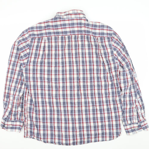 Dunnes Men's Multicoloured Check Long Sleeve Button-Up Shirt L