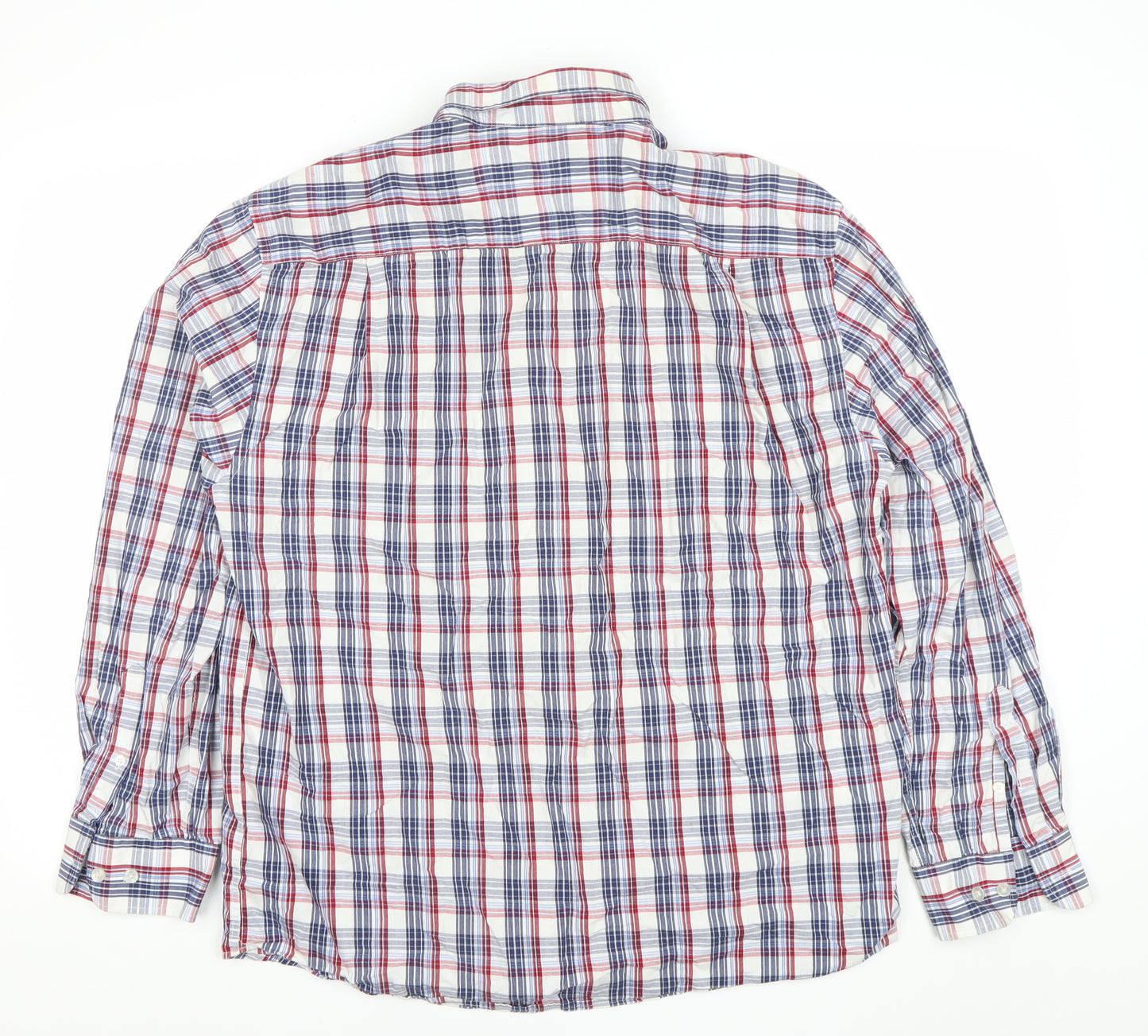 Dunnes Men's Multicoloured Check Long Sleeve Button-Up Shirt L