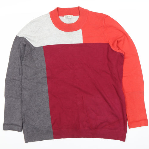 Gallery Women’s Multicoloured XL Crew Neck Pullover Jumper