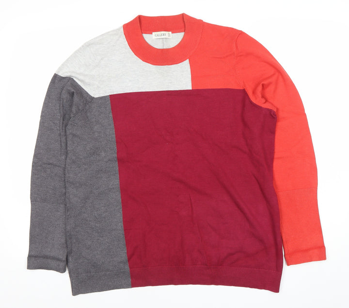 Gallery Women’s Multicoloured XL Crew Neck Pullover Jumper