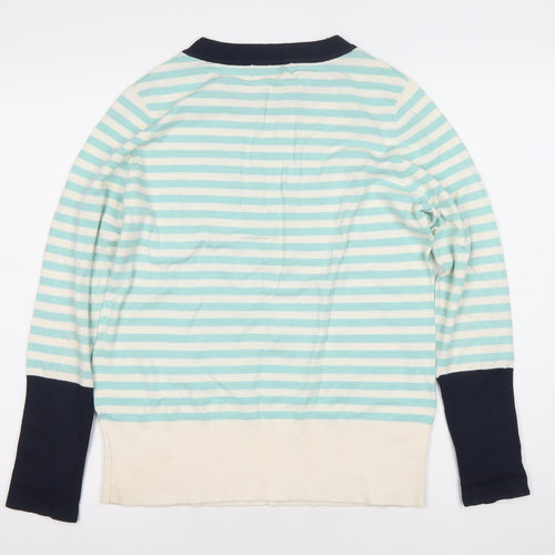 Gallery Womens Multicoloured Stripe Pullover Jumper Size M