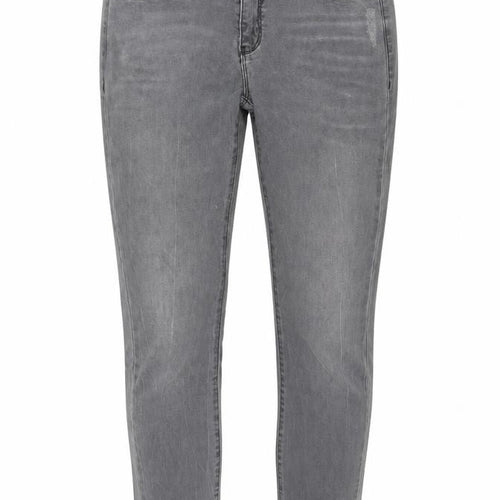 ONLY Women Grey Skinny Slim Jeans Size 12 Cotton Blend