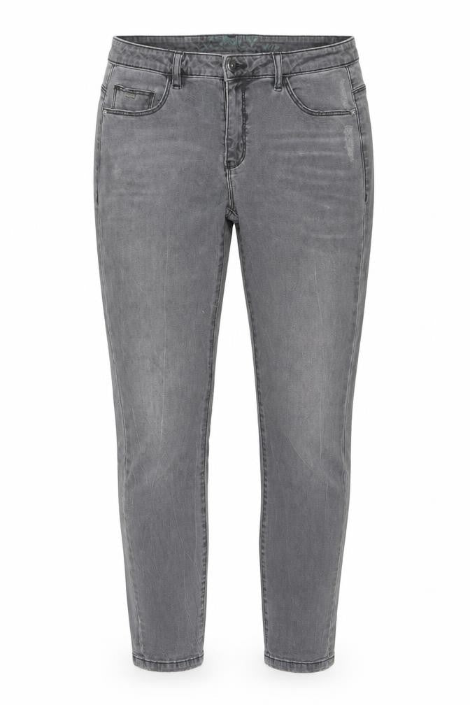 ONLY Women Grey Skinny Slim Jeans Size 12 Cotton Blend