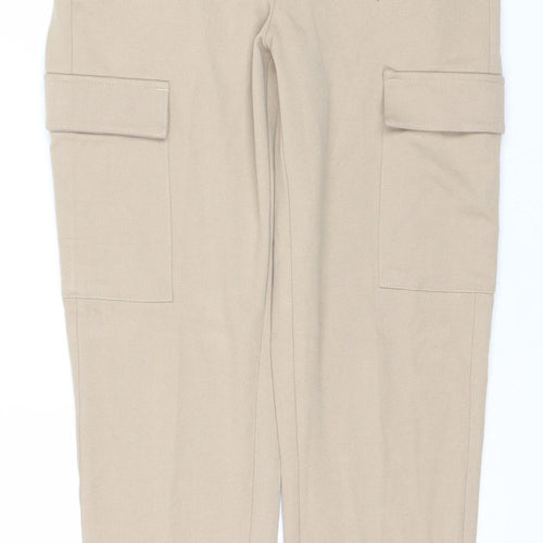 Vero Moda Womens Beige XS Cargo Tapered Trousers Casual