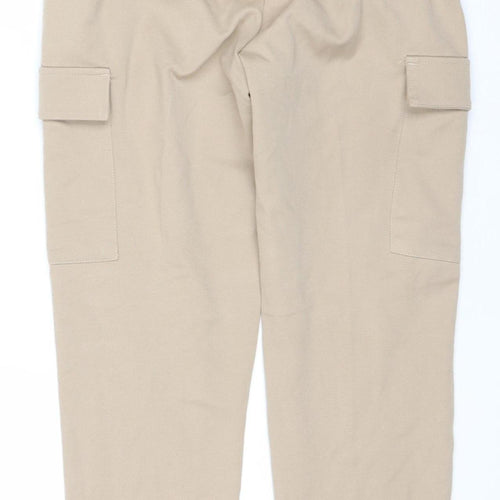Vero Moda Womens Beige XS Cargo Tapered Trousers Casual
