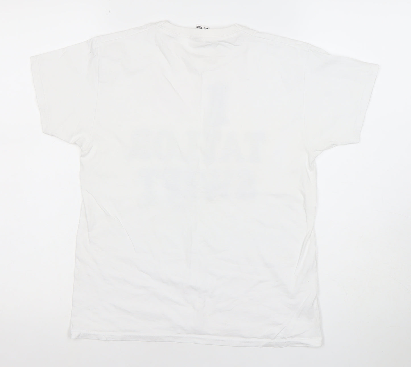 Fruit of the Loom Girls White Cotton Taylor Swift Graphic T-Shirt 10Y