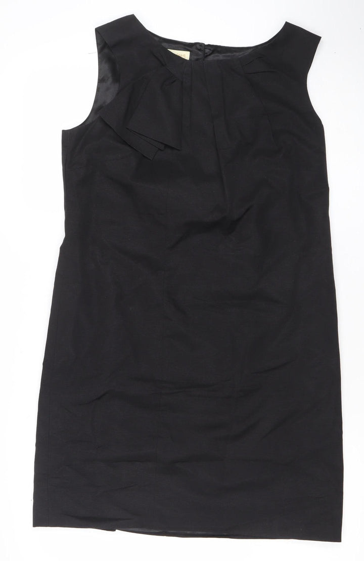 Monsoon Women’s Black Size 14 Sleeveless Sheath Knee Length Dress
