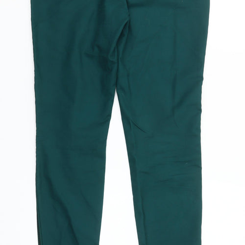 Trend Women's Green Slim Fit Stretch Trousers Size 8 Workwear