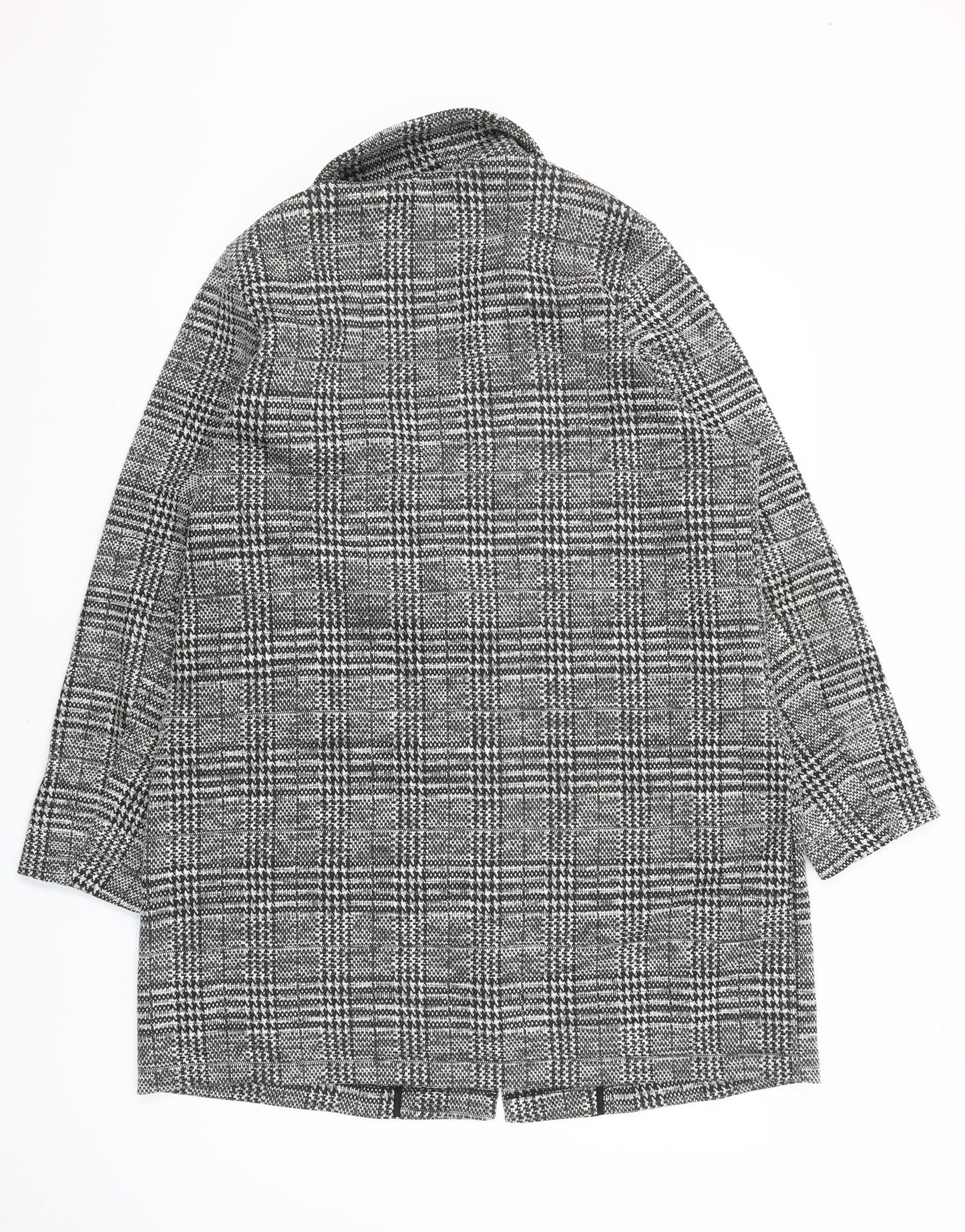 Dunnes Stores Women Grey Check Blazer Jacket Size 16