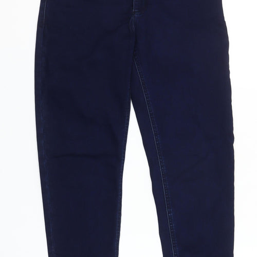 No2moro Womens Blue Skinny Jeans Size 8 Slim Fit Mid Rise Stretch