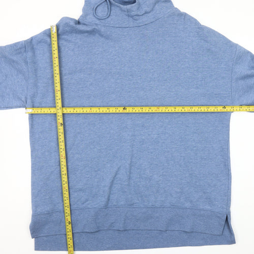 St. Bernard Dunnes Women’s Blue Pullover Hoodie Size L Relaxed Fit