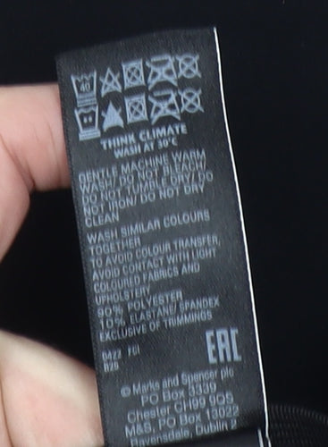 Marks and Spencer Women Black Size 10 Stretch Leggings