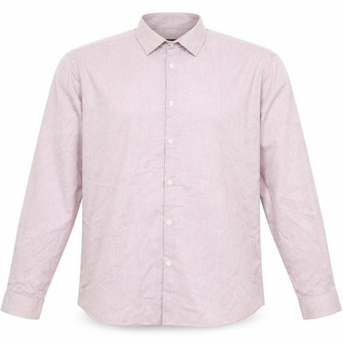 Cedar Wood State Men’s Pink Slim Fit Long Sleeve Button-Up Shirt Size 17